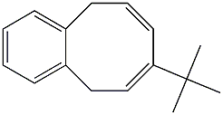 5,10-Dihydro-7-tert-butylbenzocyclooctene 结构式