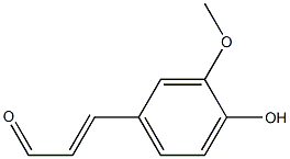 Ferulyl aldehyde 结构式