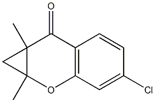 7-Chloro-2,3-dimethyl-2,3-methanochroman-4-one 结构式