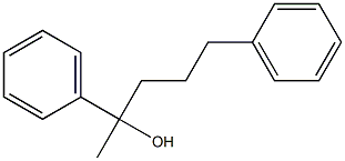 1,4-Diphenyl-1-methyl-1-butanol 结构式