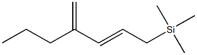 [(2E)-4-Propyl-2,4-pentadienyl]trimethylsilane 结构式