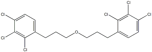 2,3,4-Trichlorophenylpropyl ether 结构式