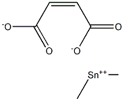 Maleic acid dimethyltin(IV) salt 结构式