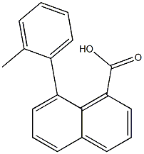 8-(2-Methylphenyl)-1-naphthoic acid 结构式