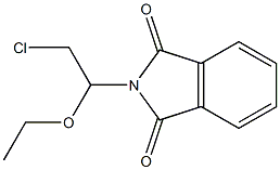 2-(2-Chloro-1-ethoxyethyl)-2H-isoindole-1,3-dione 结构式