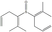 Allyl(2-methyl-1-propenyl) sulfoxide 结构式