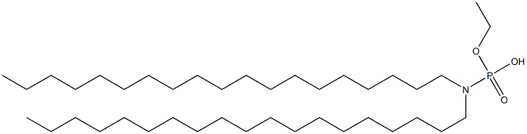 N,N-Dinonadecylamidophosphoric acid hydrogen ethyl ester 结构式