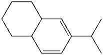1,2,3,4,4a,8a-Hexahydro-6-isopropylnaphthalene 结构式
