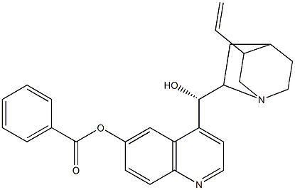 (9S)-Cinchonan-9,6'-diol 6'-benzoate 结构式