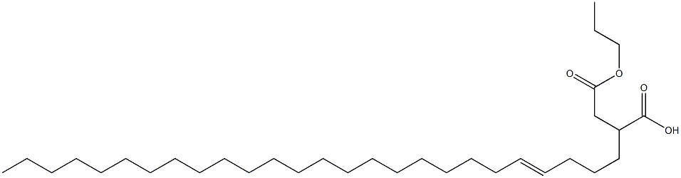 2-(4-Hexacosenyl)succinic acid 1-hydrogen 4-propyl ester 结构式