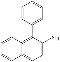 1-Phenylnaphthalen-2-amine 结构式