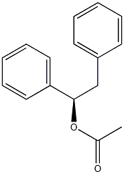 Acetic acid (R)-1,2-diphenylethyl ester 结构式