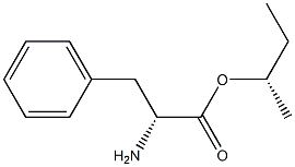 (S)-2-Amino-3-phenylpropanoic acid (R)-1-methylpropyl ester 结构式