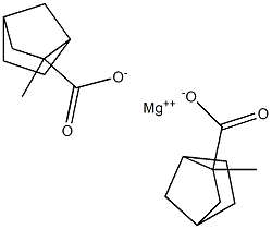 Bis[2-methylbicyclo[2.2.1]heptane-2-carboxylic acid]magnesium salt 结构式