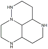 2,3,3a,4,5,6,6a,7,8,9,9a,9b-Dodecahydro-1,4,7,9a-tetraaza-1H-phenalene 结构式