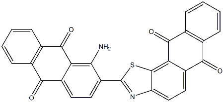 2-(1-Amino-9,10-dihydro-9,10-dioxoanthracen-2-yl)anthra[2,1-d]thiazole-6,11-dione 结构式