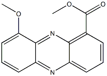 9-Methoxy-1-phenazinecarboxylic acid methyl ester 结构式