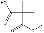 2,2-Dimethylmalonic acid 1-methyl ester 结构式