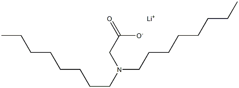 N,N-Dioctylglycine lithium salt 结构式