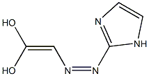 2-[(Z)-[2,2-Dihydroxyethenyl]azo]-1H-imidazole 结构式