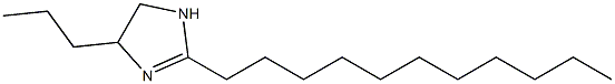 4-Propyl-2-undecyl-2-imidazoline 结构式
