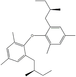 (-)-[(R)-sec-Butyl]mesityl ether 结构式