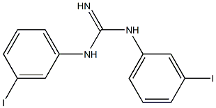 1,3-Bis(3-iodophenyl)guanidine 结构式