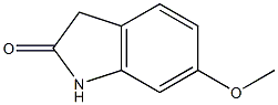 6-Methoxyindoline-2-one 结构式