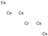 Chromium pentacesium 结构式