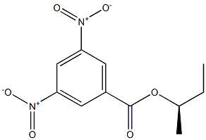 (-)-3,5-Dinitrobenzoic acid (R)-sec-butyl ester 结构式