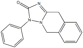 5,10-Dihydro-3-phenyl[1,2,4]triazolo[1,5-b]isoquinolin-2(3H)-one 结构式