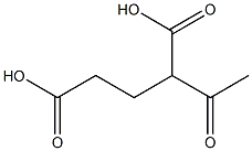 2-Acetylglutaric acid 结构式