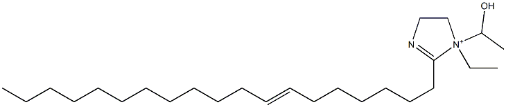 1-Ethyl-1-(1-hydroxyethyl)-2-(7-nonadecenyl)-2-imidazoline-1-ium 结构式