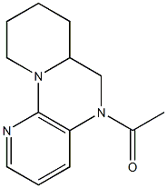 10-Acetyl-5,6,7,8,9,10-hexahydro-8aH-4,4b,10-triazaphenanthrene 结构式