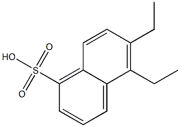 5,6-Diethyl-1-naphthalenesulfonic acid 结构式
