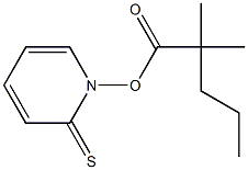 1-(2,2-Dimethylpentanoyloxy)pyridine-2(1H)-thione 结构式