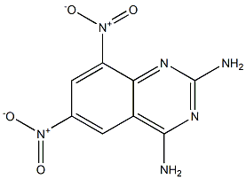 2,4-Diamino-6,8-dinitroquinazoline 结构式