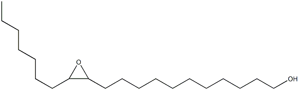 12,13-Epoxyicosan-1-ol 结构式