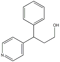 3-Phenyl-3-(4-pyridinyl)-1-propanol 结构式