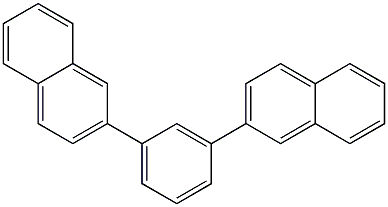 2,2'-(1,3-Phenylene)bisnaphthalene 结构式