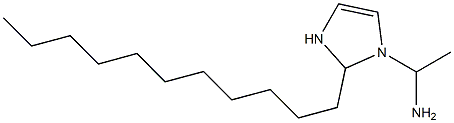 1-(1-Aminoethyl)-2-undecyl-4-imidazoline 结构式