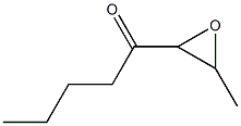 2,3-Epoxy-4-octanone 结构式