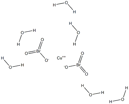 Copper(II) bromate hexahydrate 结构式