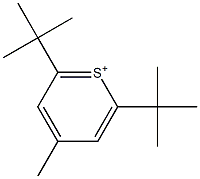 2,6-Di-tert-butyl-4-methylthiopyrylium 结构式