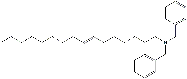 (7-Hexadecenyl)dibenzylamine 结构式