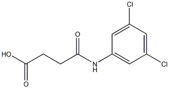 4-(3,5-Dichlorophenylamino)-4-oxobutyric acid 结构式