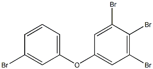 3,4,5-Tribromophenyl 3-bromophenyl ether 结构式