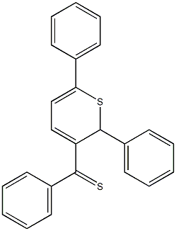 2,6-Diphenyl-3-thiobenzoyl-2H-thiopyran 结构式