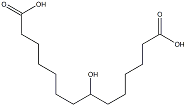 7-Hydroxytetradecanedioic acid 结构式