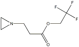 1-Aziridinepropionic acid 2,2,2-trifluoroethyl ester 结构式